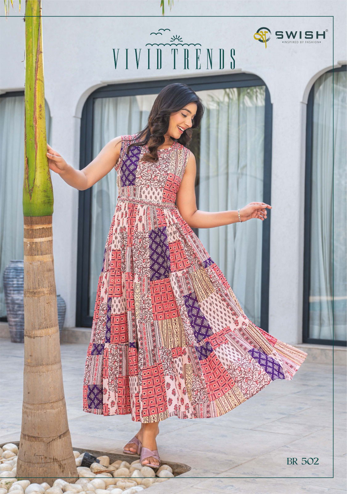 Swish Be Rich Vol 5 Wholesale Long Anarkali Party Wear Kurtis Orders In India
